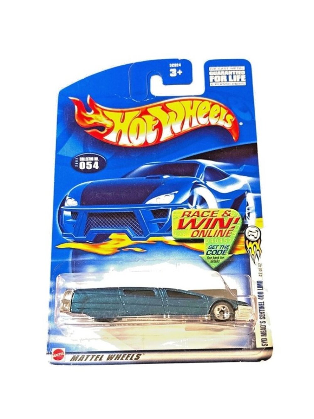 Vintage Die Cast Hot Wheels #054 Blue Metallic SYD Meads Sentinel 400 Limo - Picture 4 of 6